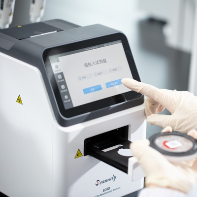 Machine biochimique sèche d'analyse de sang d'analyseur de biochimie complètement automatique sèche médicale de Seamaty SD1 200mm (L)*252mm (W)*299mm (H)